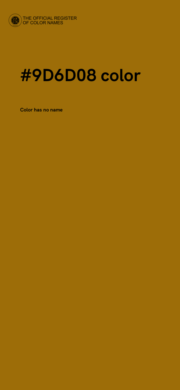 #9D6D08 color image