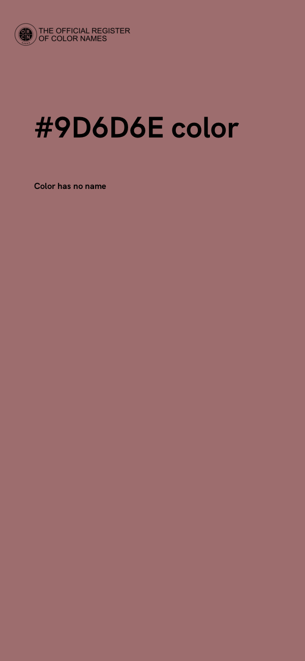 #9D6D6E color image