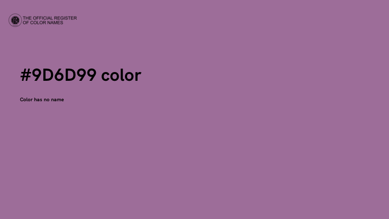 #9D6D99 color image