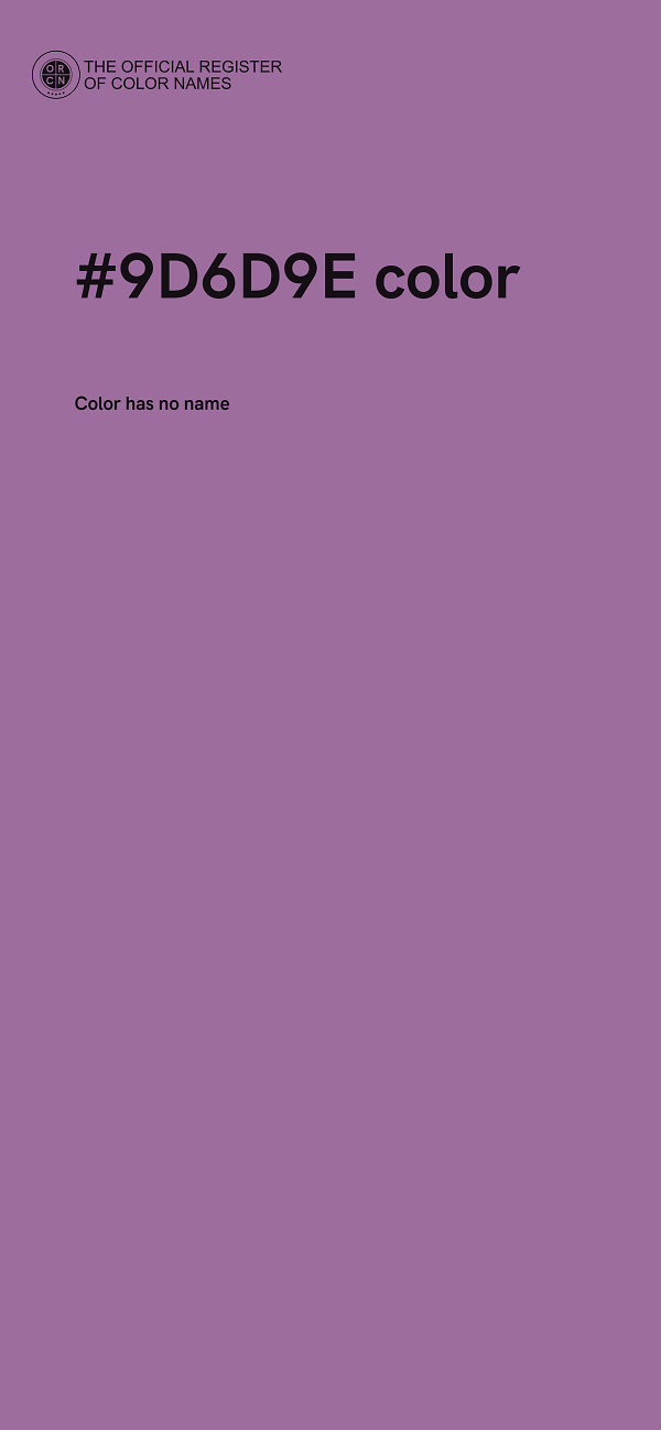 #9D6D9E color image