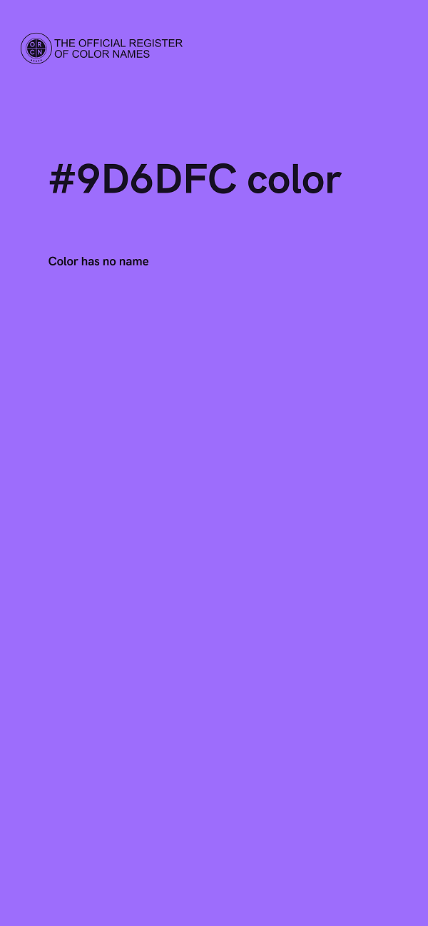 #9D6DFC color image