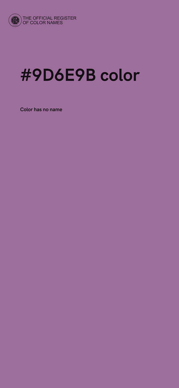 #9D6E9B color image