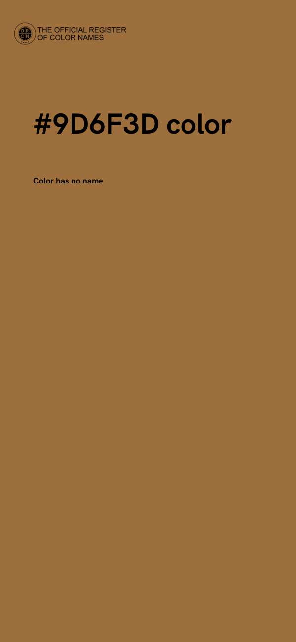 #9D6F3D color image