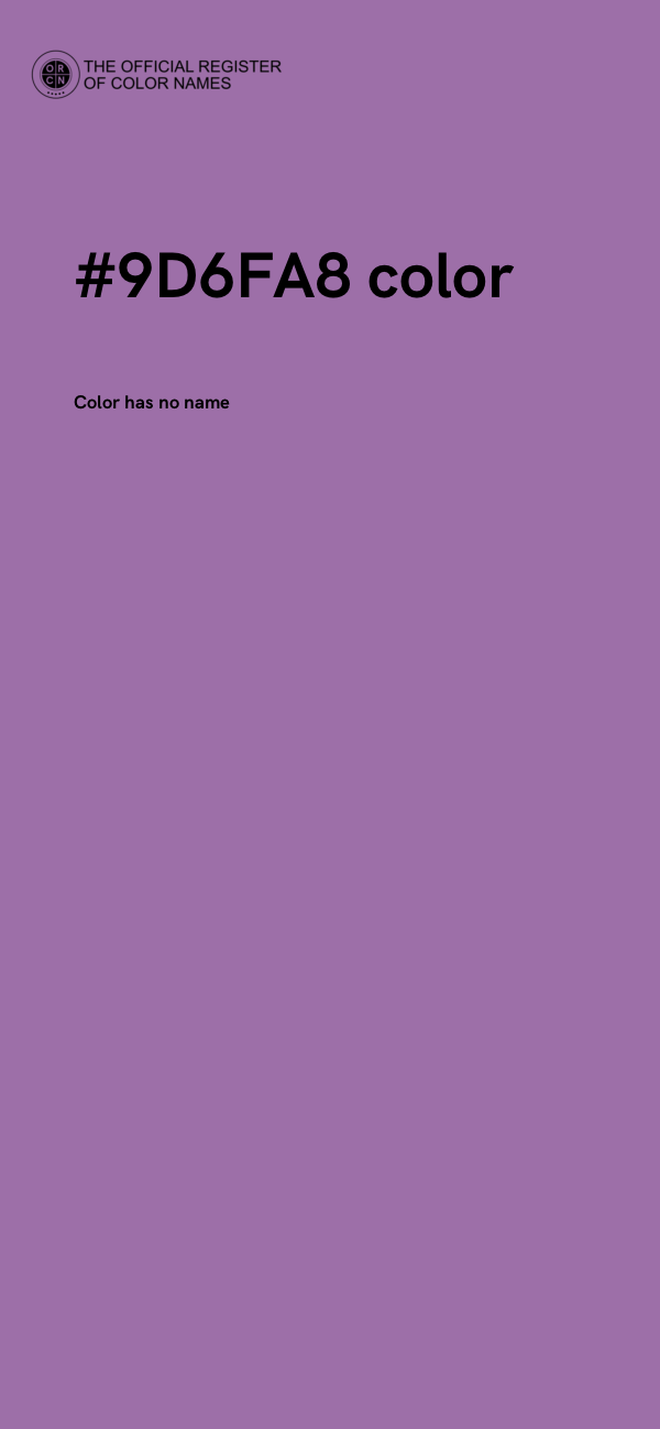#9D6FA8 color image