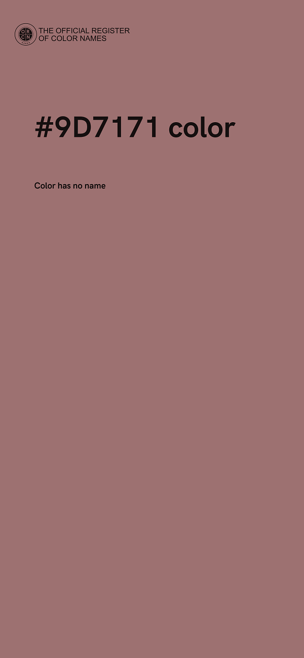 #9D7171 color image