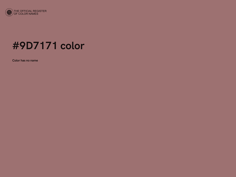 #9D7171 color image