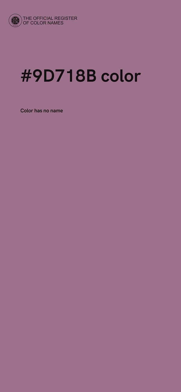 #9D718B color image