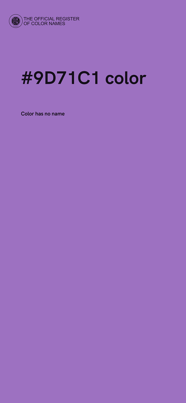 #9D71C1 color image
