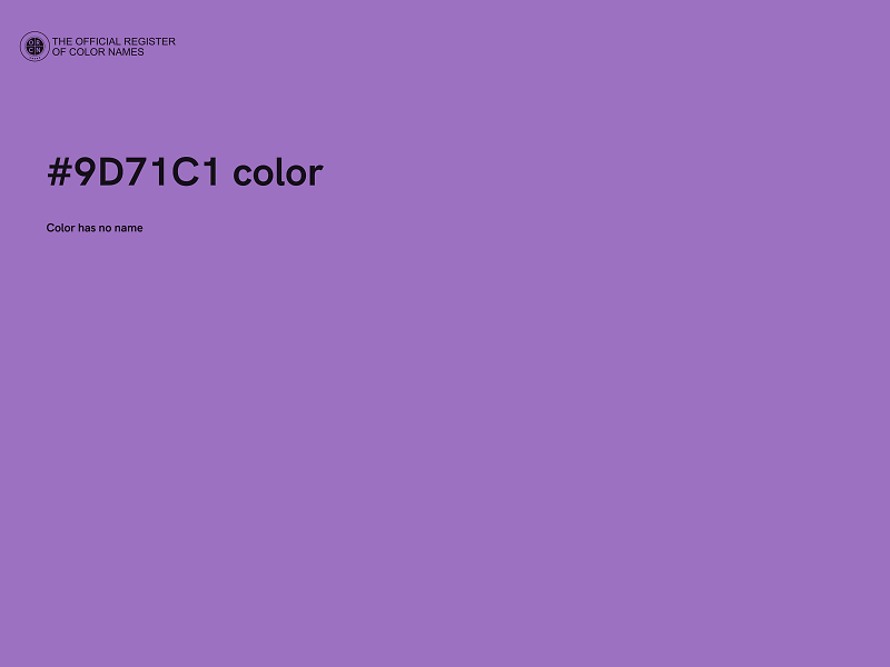 #9D71C1 color image
