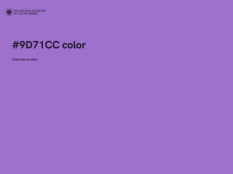 #9D71CC color image