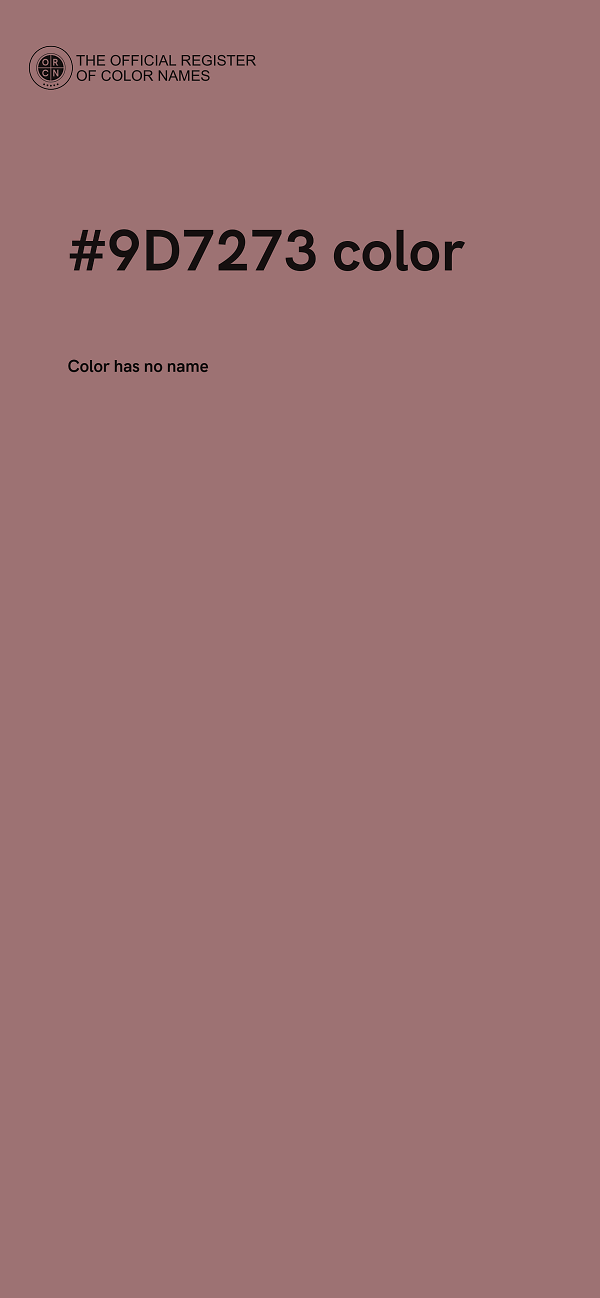 #9D7273 color image