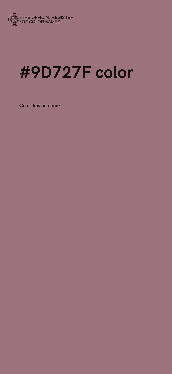 #9D727F color image
