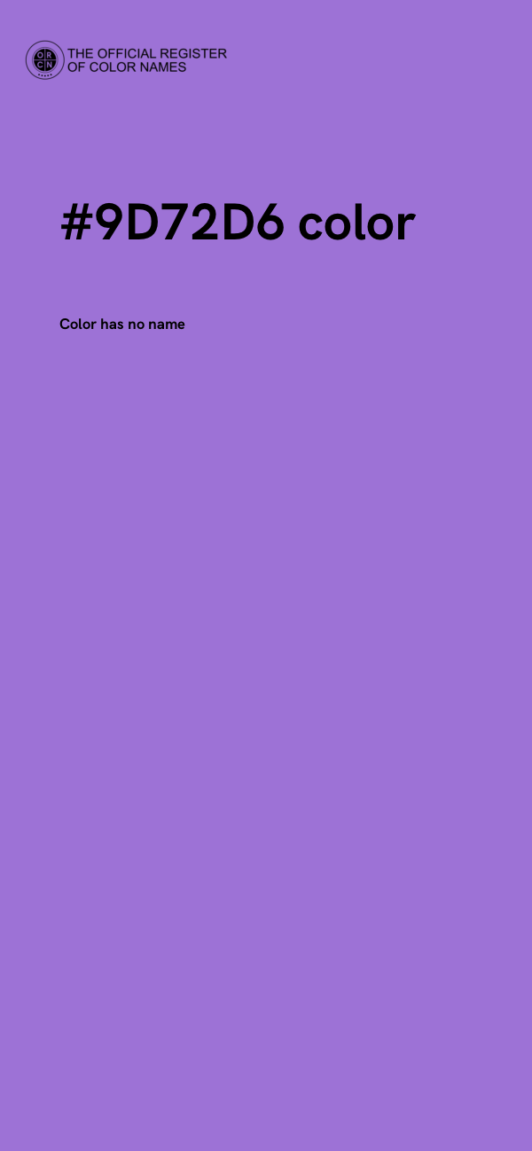 #9D72D6 color image