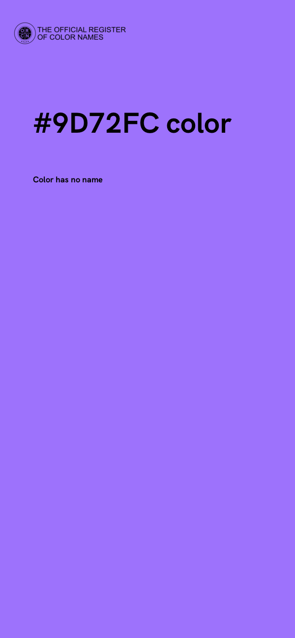 #9D72FC color image
