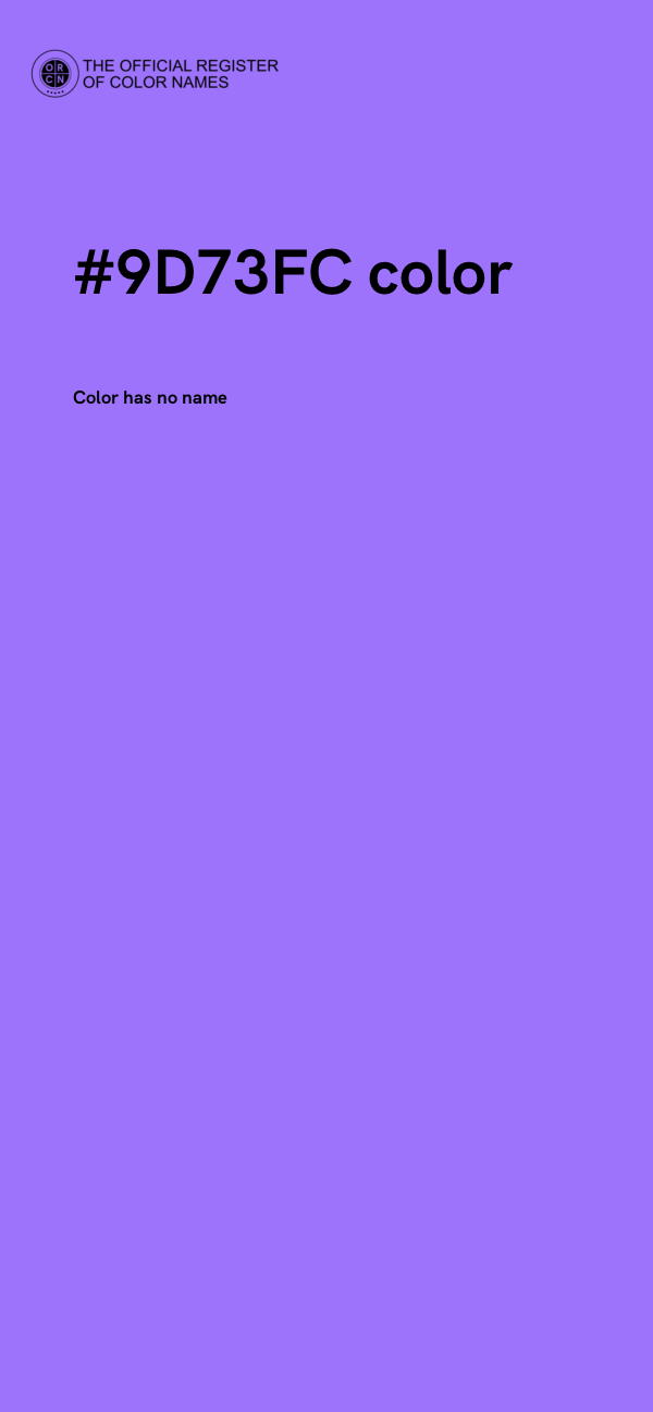 #9D73FC color image