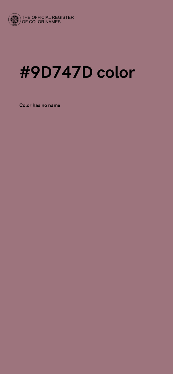 #9D747D color image