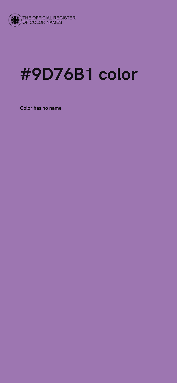 #9D76B1 color image