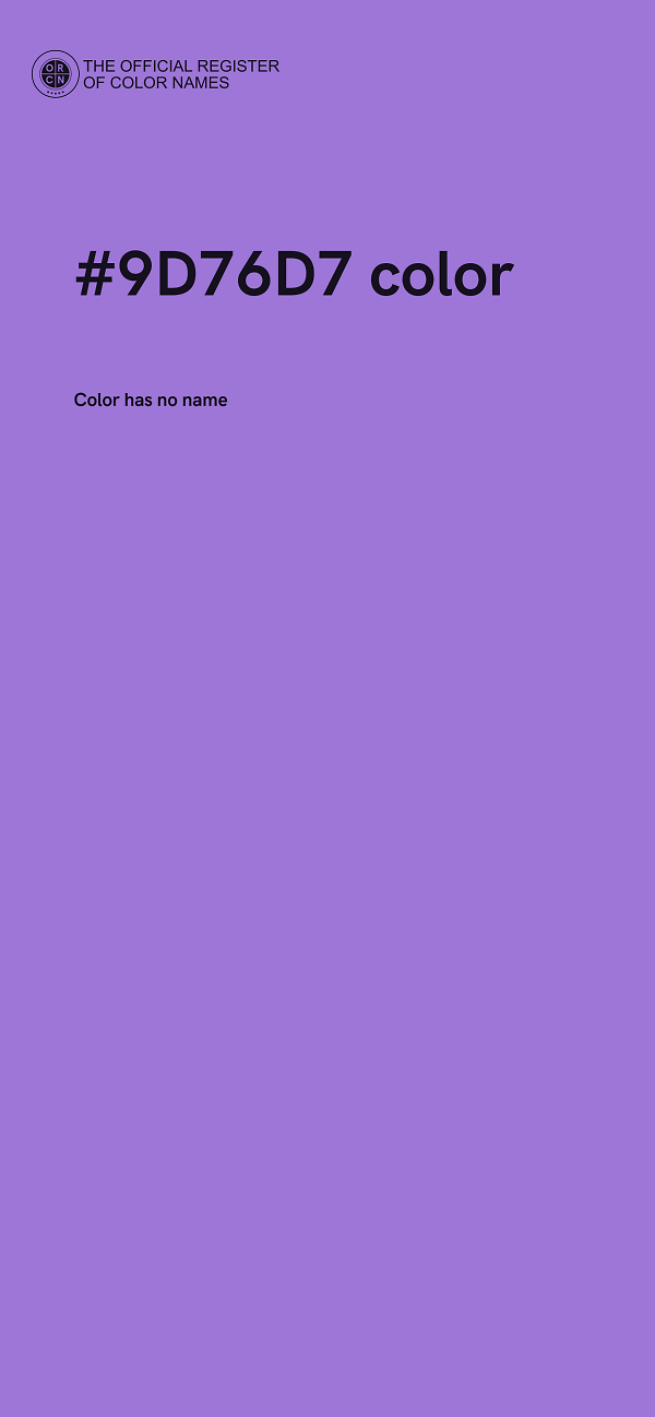 #9D76D7 color image