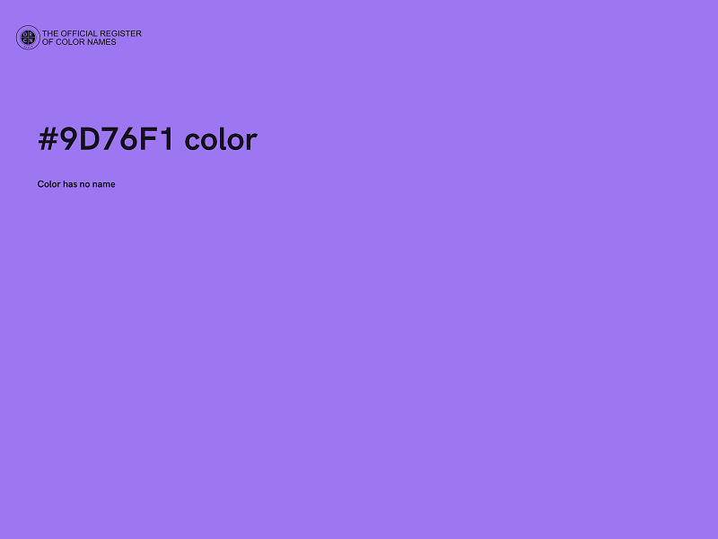 #9D76F1 color image