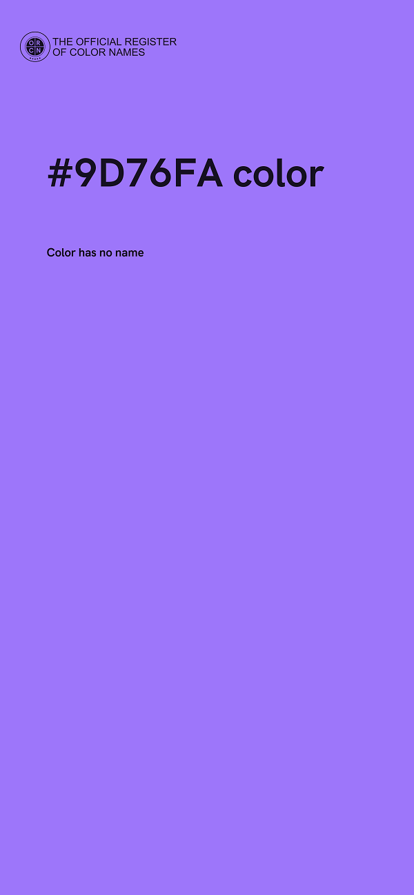#9D76FA color image