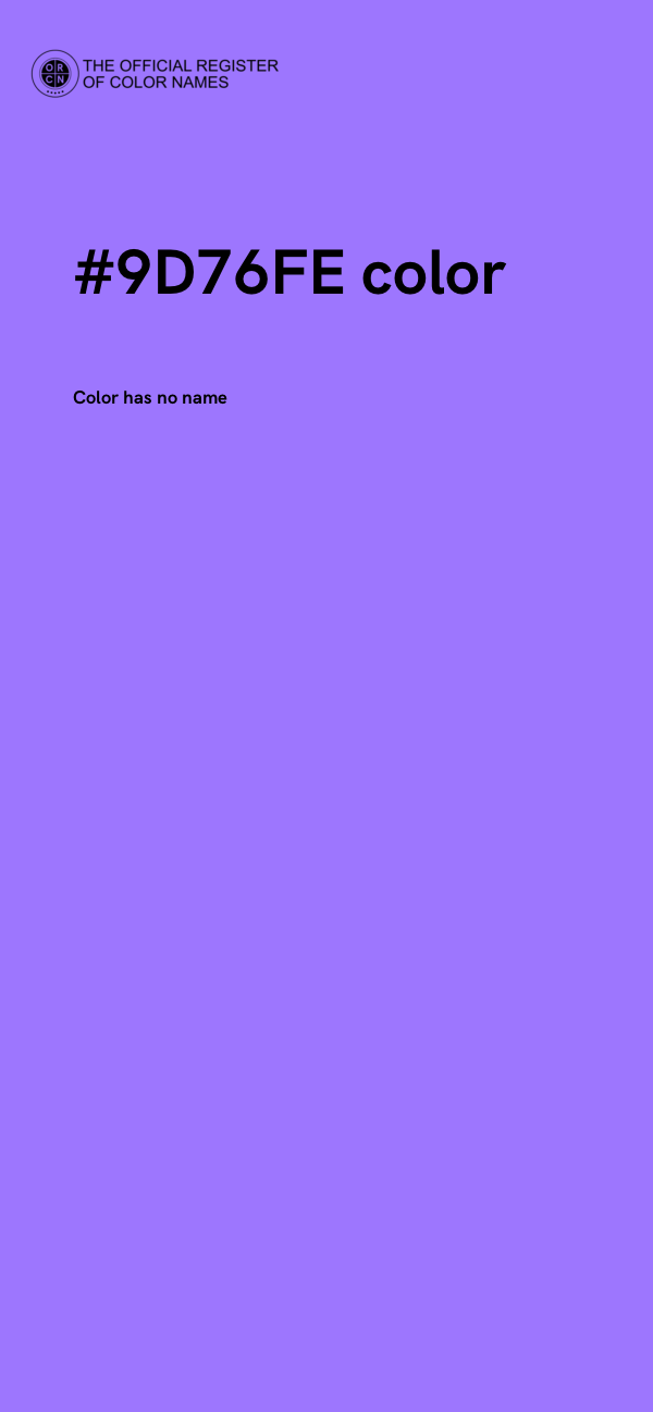 #9D76FE color image