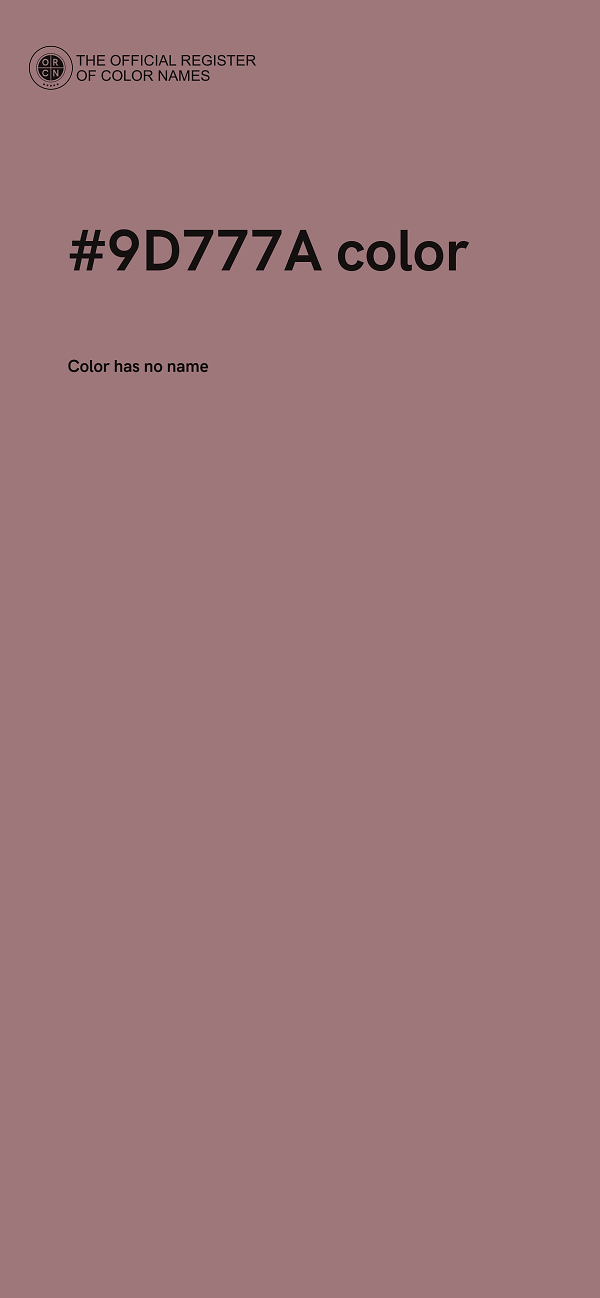 #9D777A color image