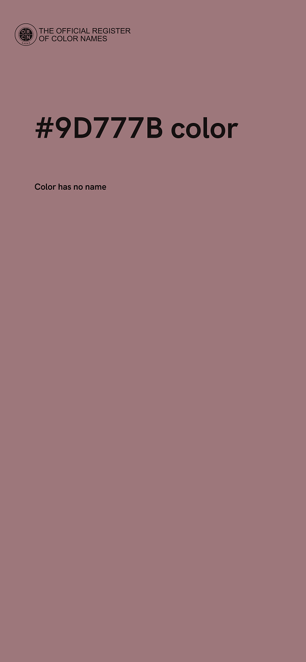 #9D777B color image