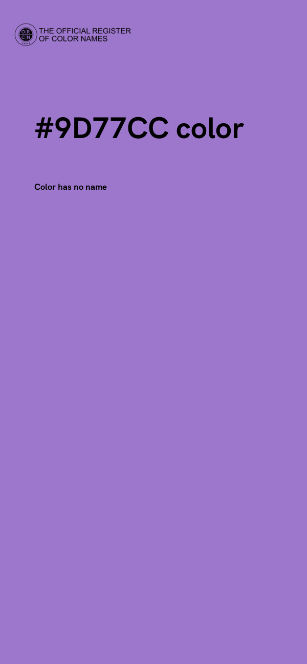#9D77CC color image