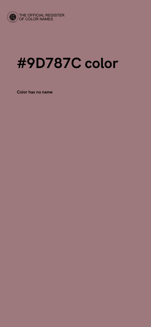 #9D787C color image