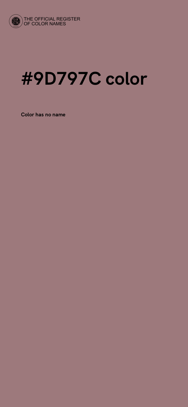 #9D797C color image