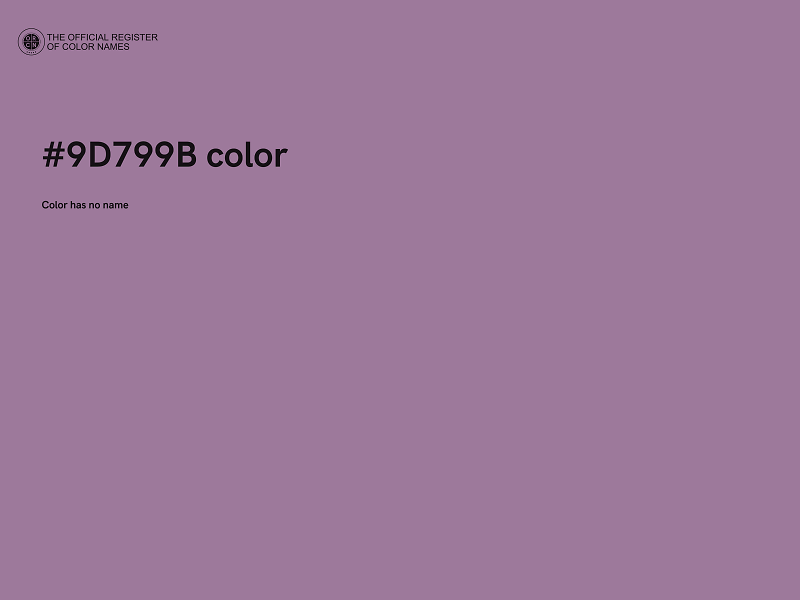 #9D799B color image