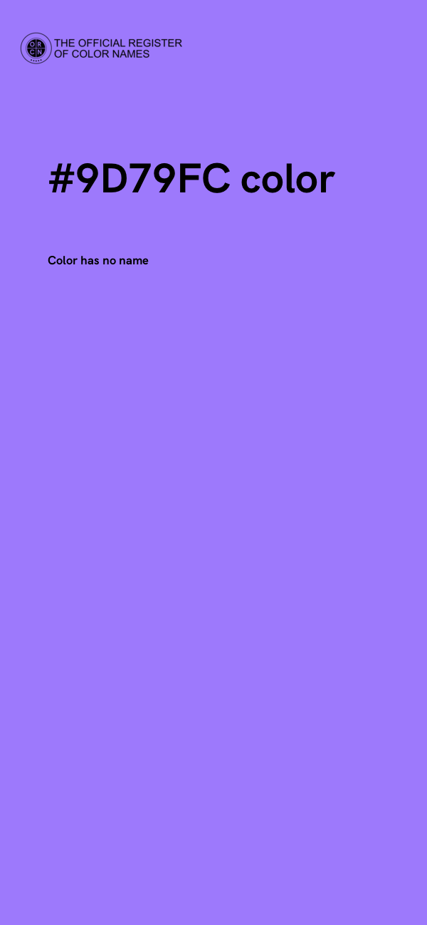 #9D79FC color image