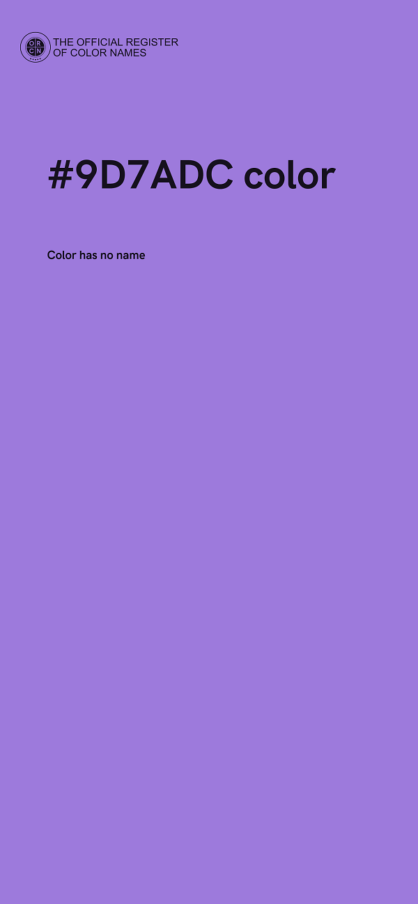 #9D7ADC color image