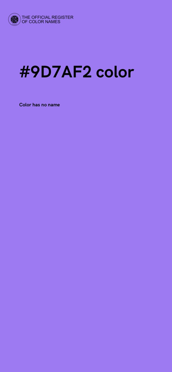 #9D7AF2 color image