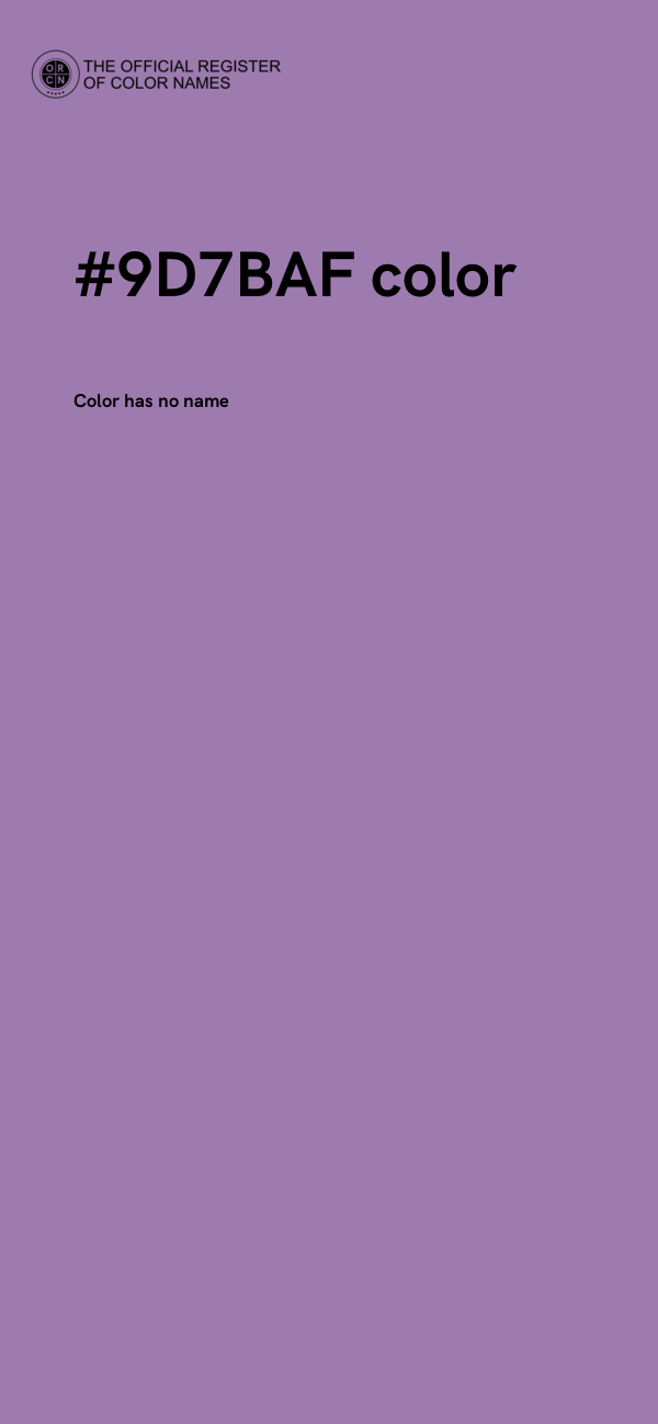 #9D7BAF color image