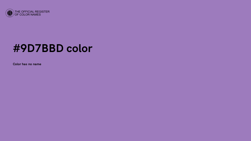 #9D7BBD color image