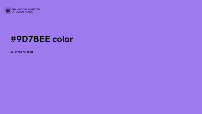 #9D7BEE color image