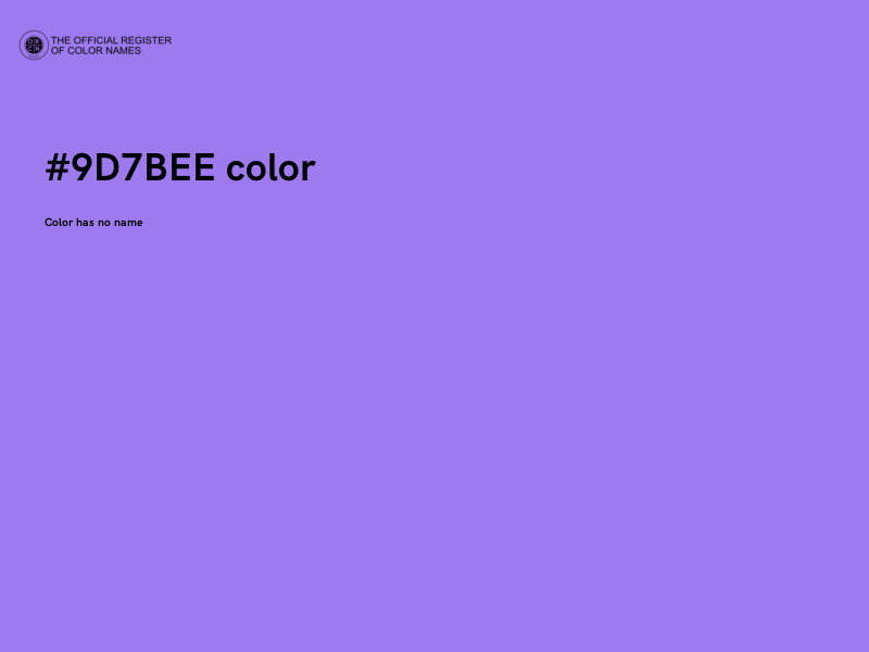 #9D7BEE color image