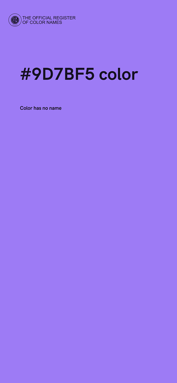 #9D7BF5 color image
