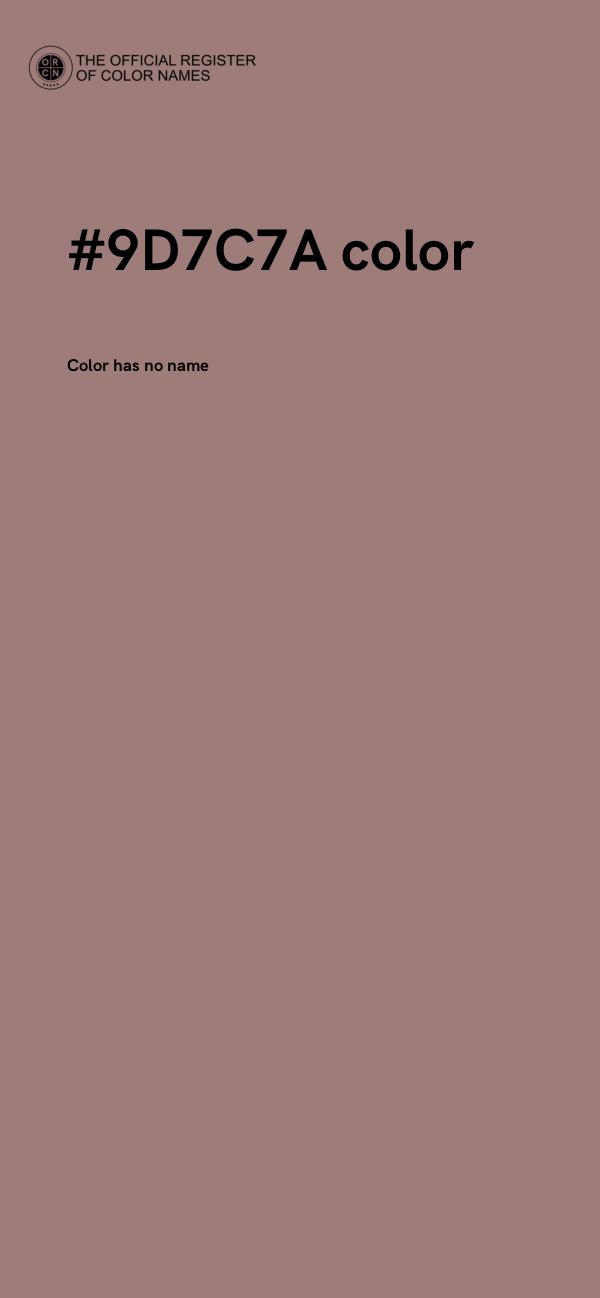 #9D7C7A color image