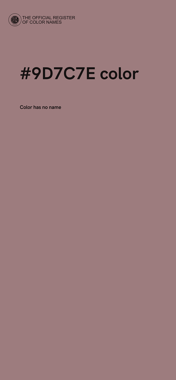 #9D7C7E color image