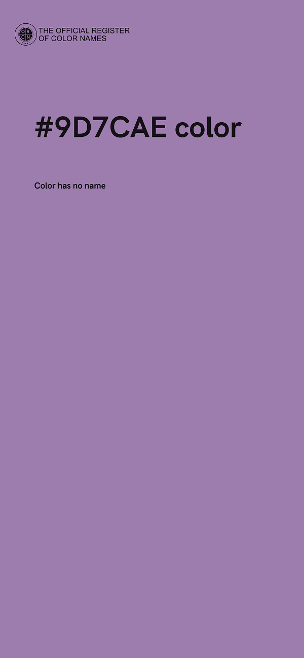 #9D7CAE color image