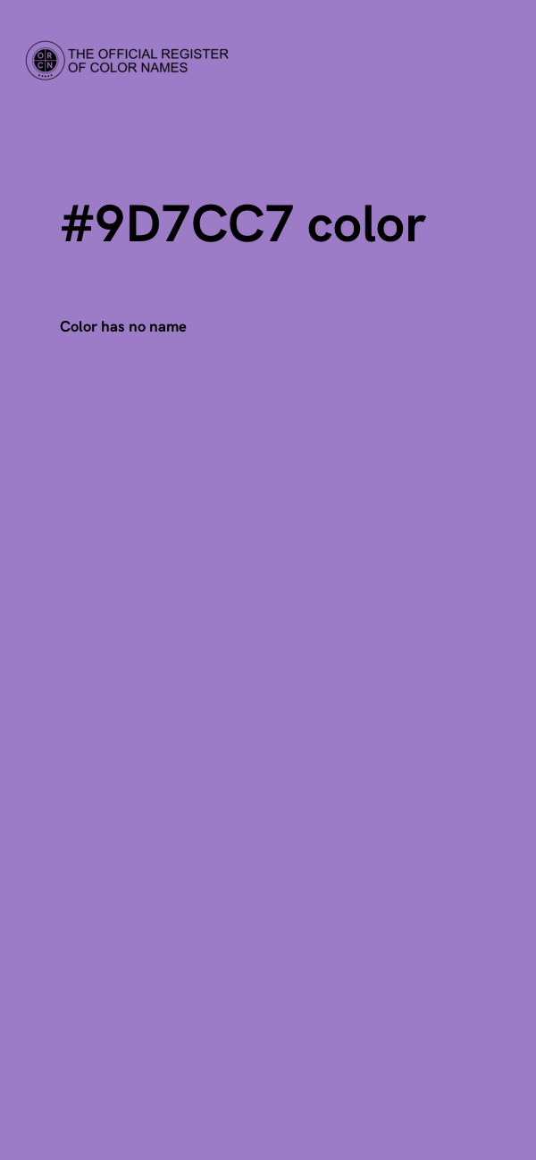 #9D7CC7 color image