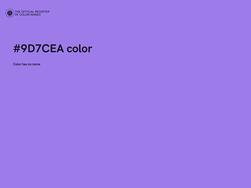 #9D7CEA color image