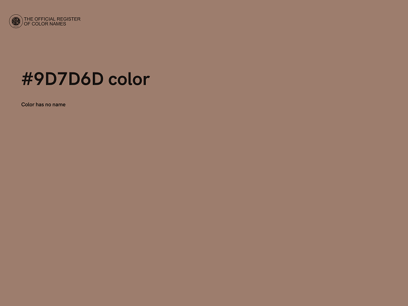 #9D7D6D color image