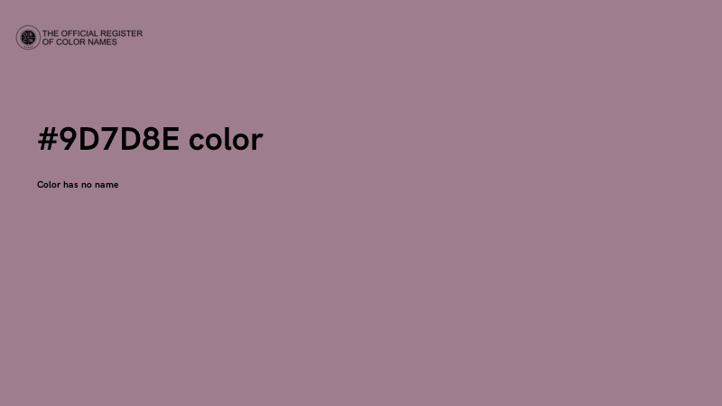 #9D7D8E color image