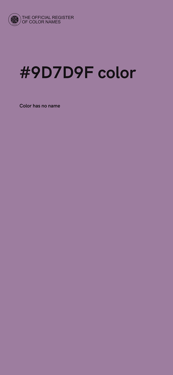 #9D7D9F color image