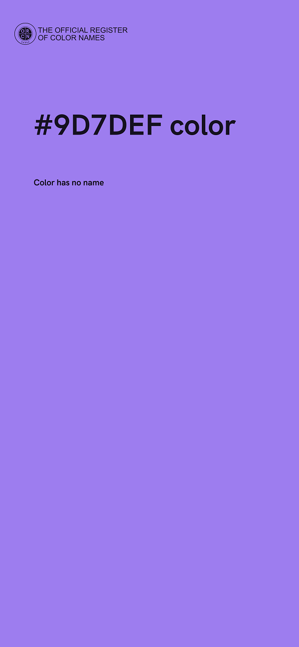 #9D7DEF color image