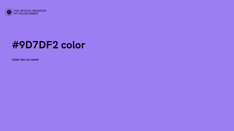 #9D7DF2 color image
