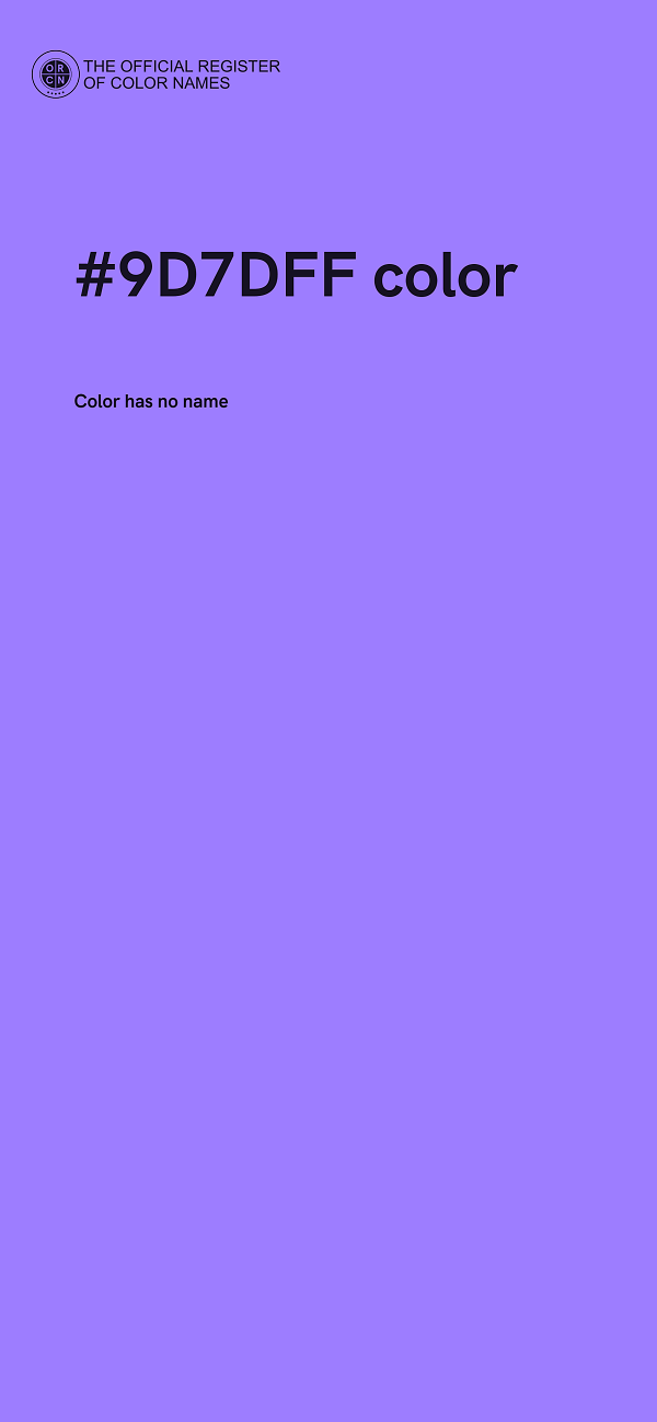 #9D7DFF color image
